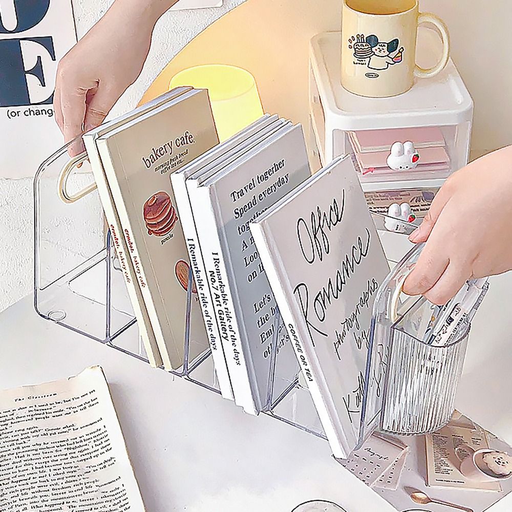 Sujetalibros portátiles de acr - Clear Acrylic Book Stand Holder reseña y precio
