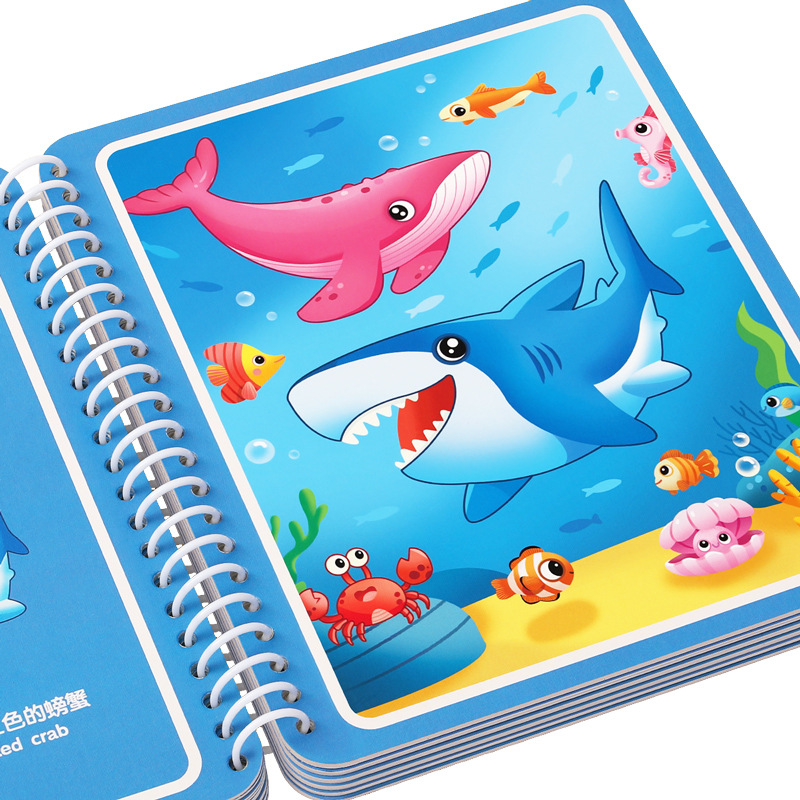 Libro Mágico de Dibujo con Agu - Reusable Water Magic Coloring Book reseña y precio