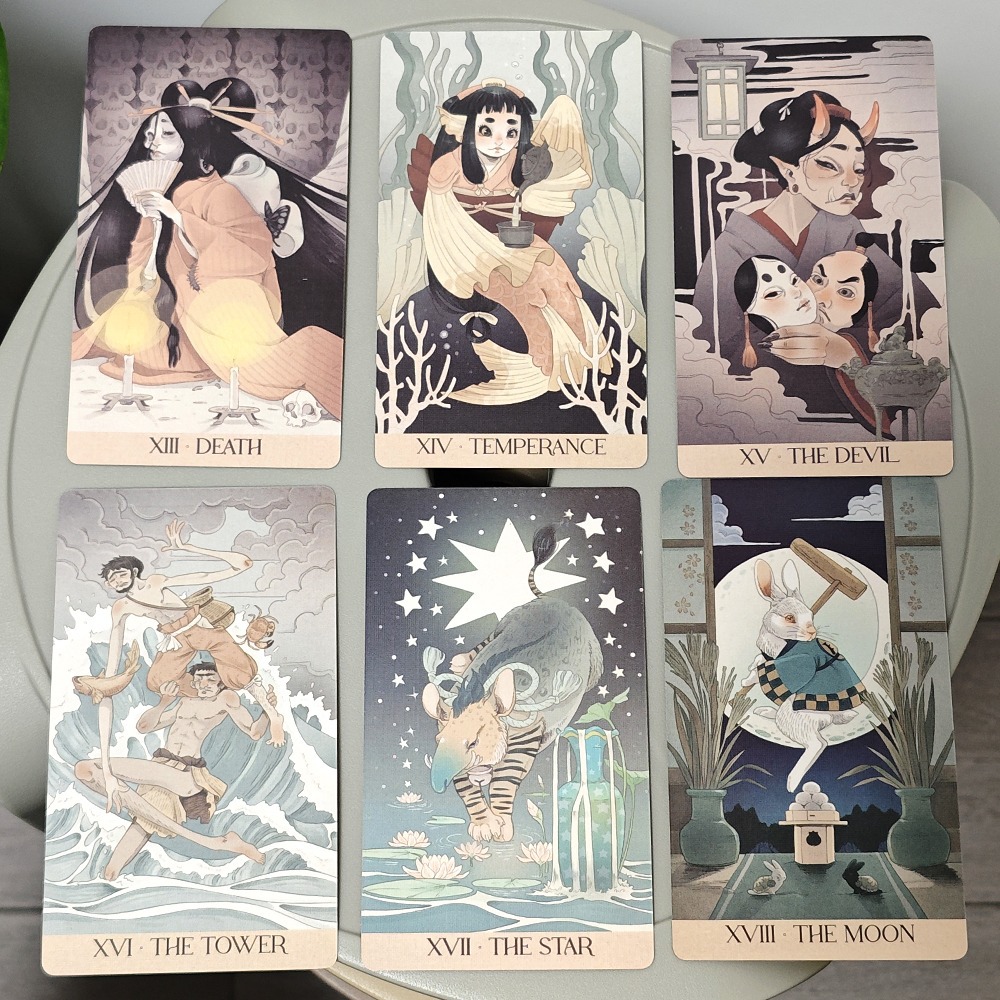 Cartas de Tarot Yokai, 78 piez - Tarot Deck With Guidebook reseña y precio