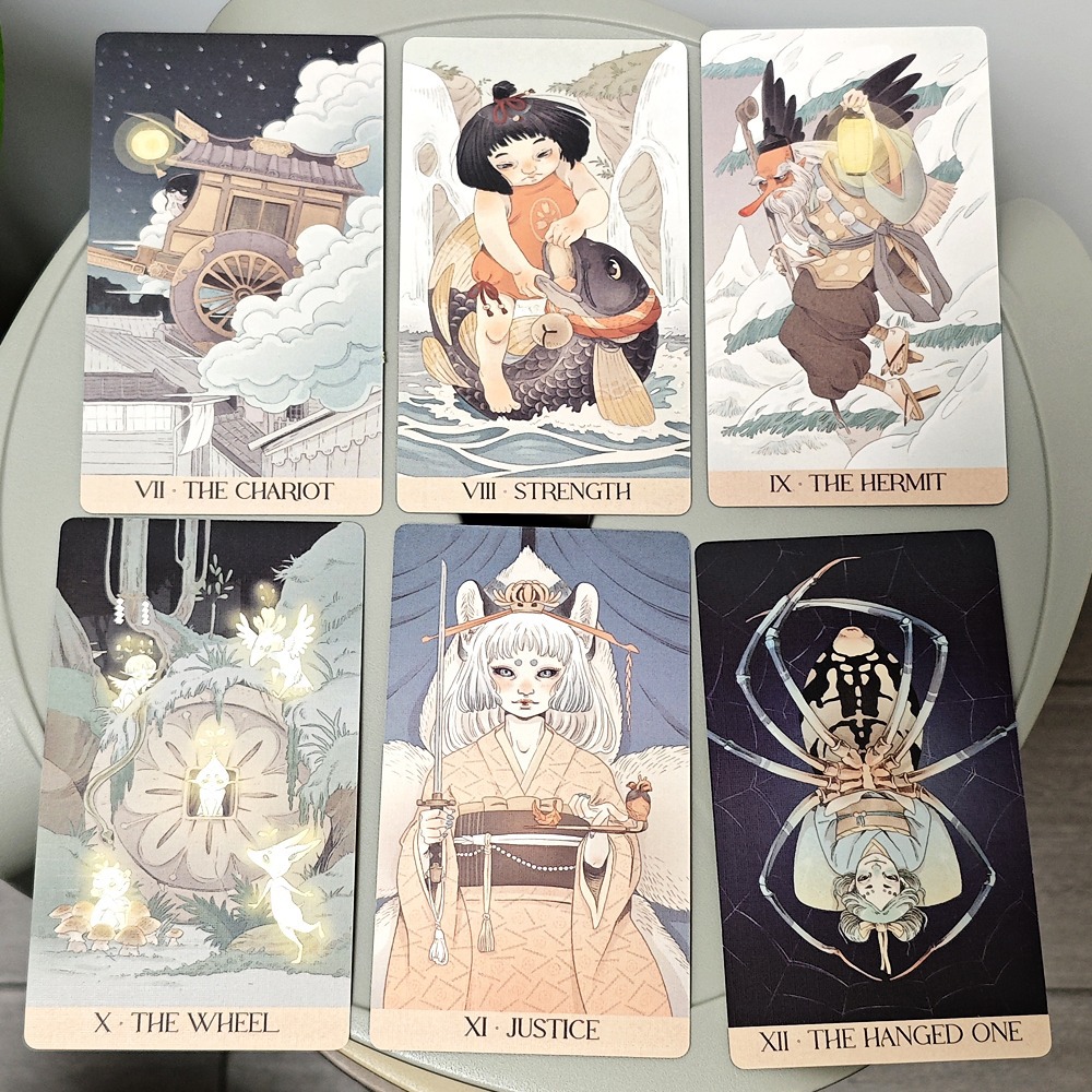 Cartas de Tarot Yokai, 78 piez - Tarot Deck With Guidebook reseña y precio